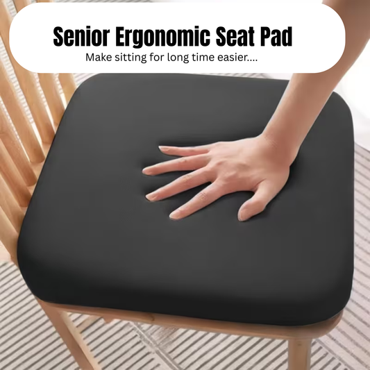 Receive 2-Senior Ergonomic Cushion low-rebound, Anti-flattening Design, Suitable for Office Chairs, Odorless All Year Round, Square-shaped, an Ideal Choice for Gifting